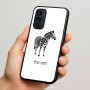 כיסוי בעיצוב אישי עם השם שלך לדגם - Motorola Signature 5G בעיצוב זברה