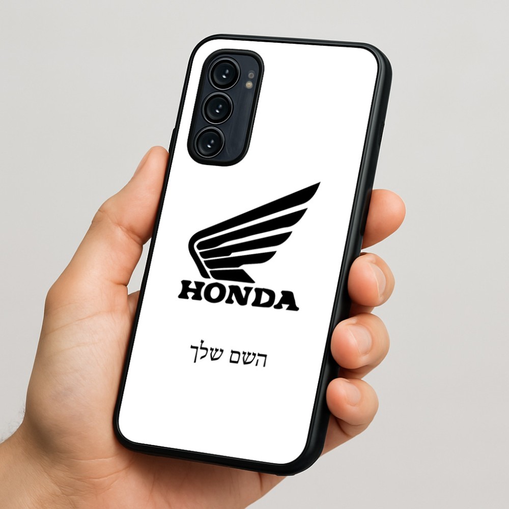 כיסוי בעיצוב אישי עם השם שלך לדגם - Motorola Signature 5G בעיצוב הונדה