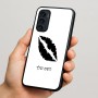 כיסוי בעיצוב אישי עם השם שלך לדגם - Motorola Signature 5G בעיצוב שפתיים - נשיקה