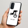 כיסוי בעיצוב אישי עם השם שלך לדגם - Motorola Signature 5G בעיצוב רוכב אופניים