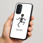 כיסוי בעיצוב אישי עם השם שלך לדגם - Motorola Signature 5G בעיצוב סקלטון