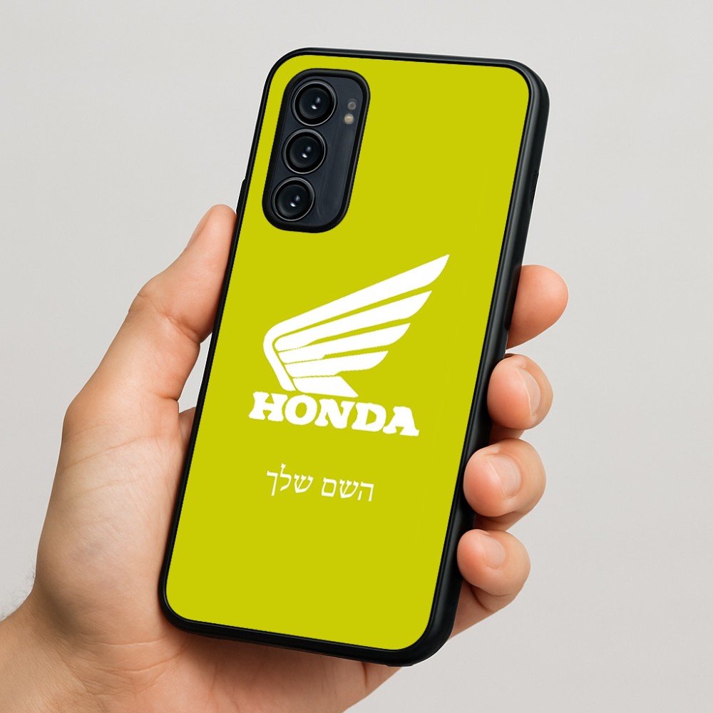 כיסוי בעיצוב אישי עם השם שלך לדגם - Motorola Signature 5G בעיצוב הונדה