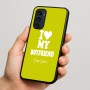 כיסוי בעיצוב אישי עם השם שלך לדגם - Motorola Signature 5G בעיצוב אוהבת את החבר שלי