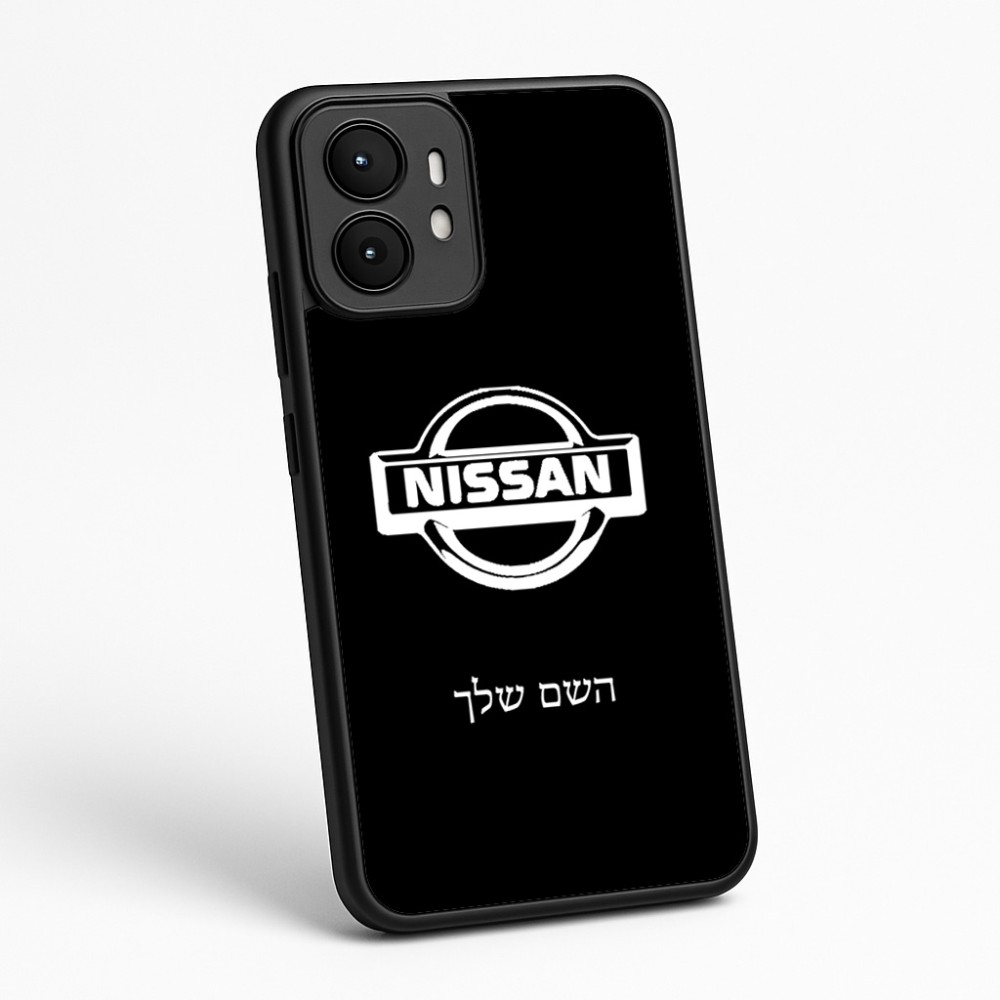 כיסוי בעיצוב אישי עם השם שלך לדגם - Motorola moto X70 Air בעיצוב ניסאן