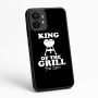 כיסוי בעיצוב אישי עם השם שלך לדגם - Motorola moto X70 Air בעיצוב מלך הגריל
