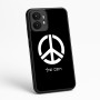 כיסוי בעיצוב אישי עם השם שלך לדגם - Motorola moto X70 Air בעיצוב סמל השלום