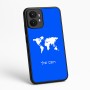 כיסוי בעיצוב אישי עם השם שלך לדגם - Motorola moto X70 Air בעיצוב מפת העולם