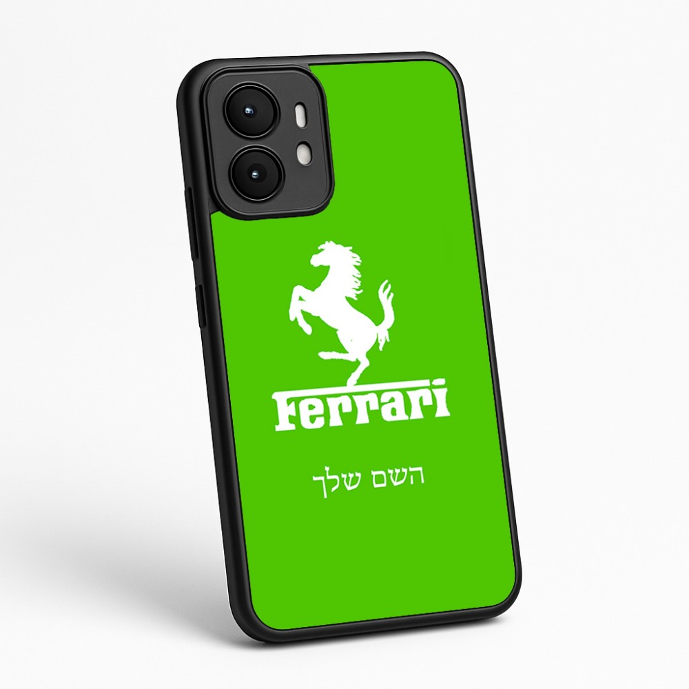 כיסוי בעיצוב אישי עם השם שלך לדגם - Motorola moto X70 Air בעיצוב פרארי