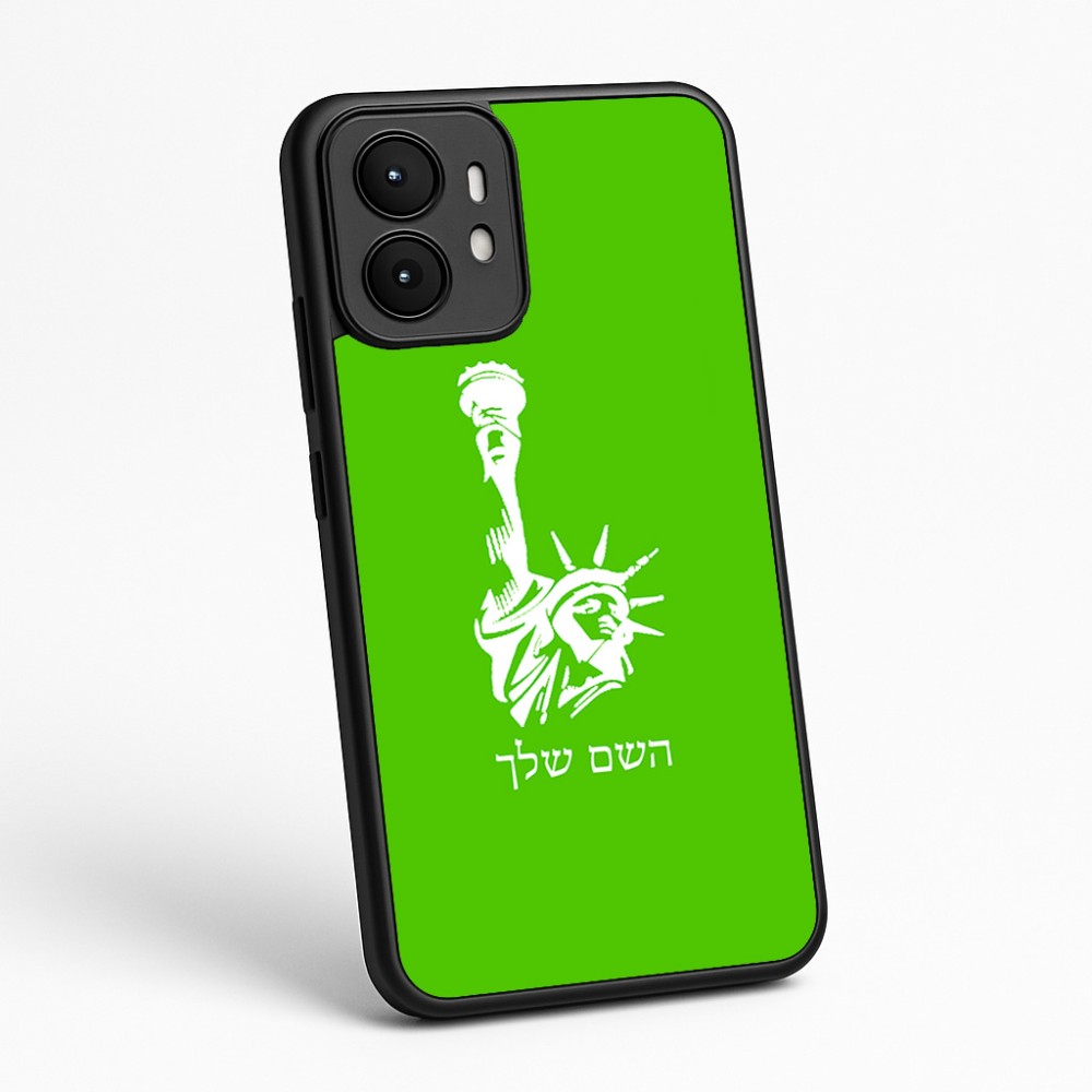 כיסוי בעיצוב אישי עם השם שלך לדגם - Motorola moto X70 Air בעיצוב פסל החירות