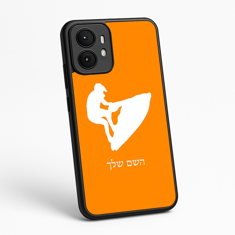 כיסוי בעיצוב אישי עם השם שלך לדגם - Motorola moto X70 Air בעיצוב אופנוע ים