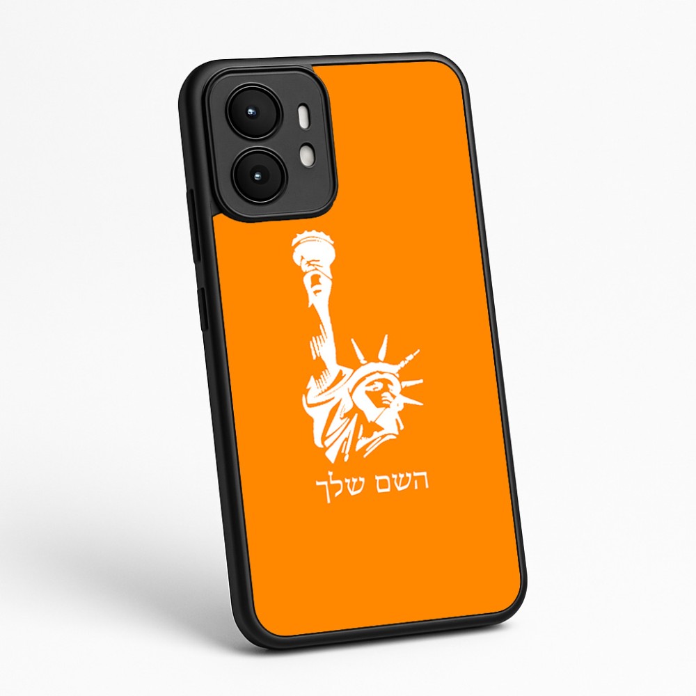 כיסוי בעיצוב אישי עם השם שלך לדגם - Motorola moto X70 Air בעיצוב פסל החירות