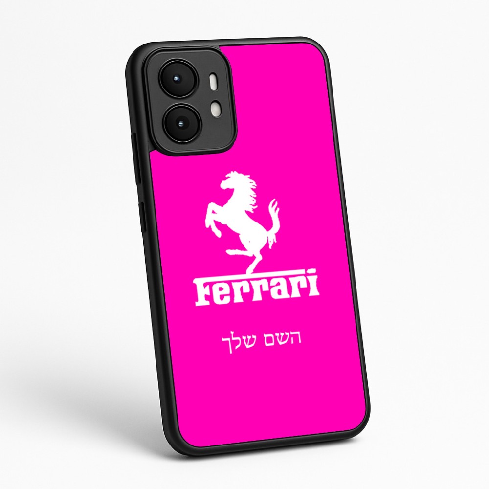 כיסוי בעיצוב אישי עם השם שלך לדגם - Motorola moto X70 Air בעיצוב פרארי