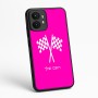 כיסוי בעיצוב אישי עם השם שלך לדגם - Motorola moto X70 Air בעיצוב דגל המירוץ