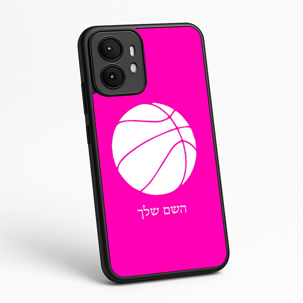 כיסוי בעיצוב אישי עם השם שלך לדגם - Motorola moto X70 Air בעיצוב כדורסל