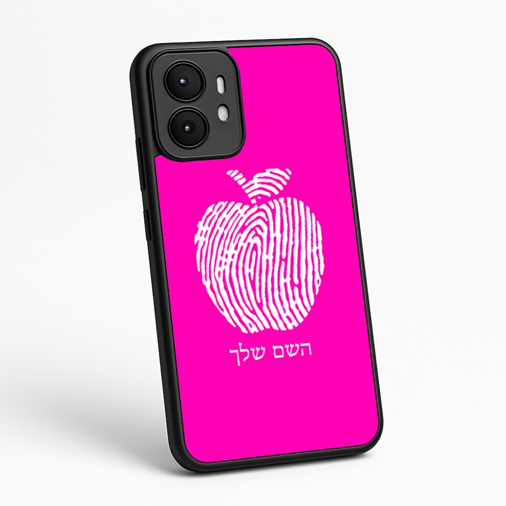 כיסוי בעיצוב אישי עם השם שלך לדגם - Motorola moto X70 Air בעיצוב הדפס תפוח