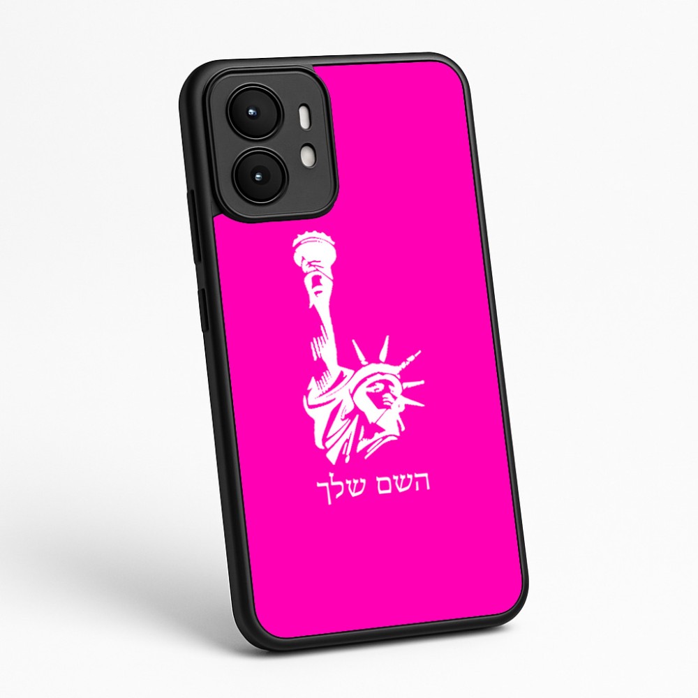 כיסוי בעיצוב אישי עם השם שלך לדגם - Motorola moto X70 Air בעיצוב פסל החירות