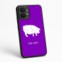 כיסוי בעיצוב אישי עם השם שלך לדגם - Motorola moto X70 Air בעיצוב חזיר