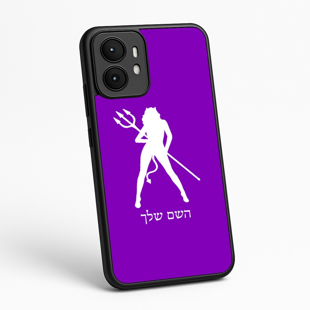 כיסוי בעיצוב אישי עם השם שלך לדגם - Motorola moto X70 Air בעיצוב אישה שטן