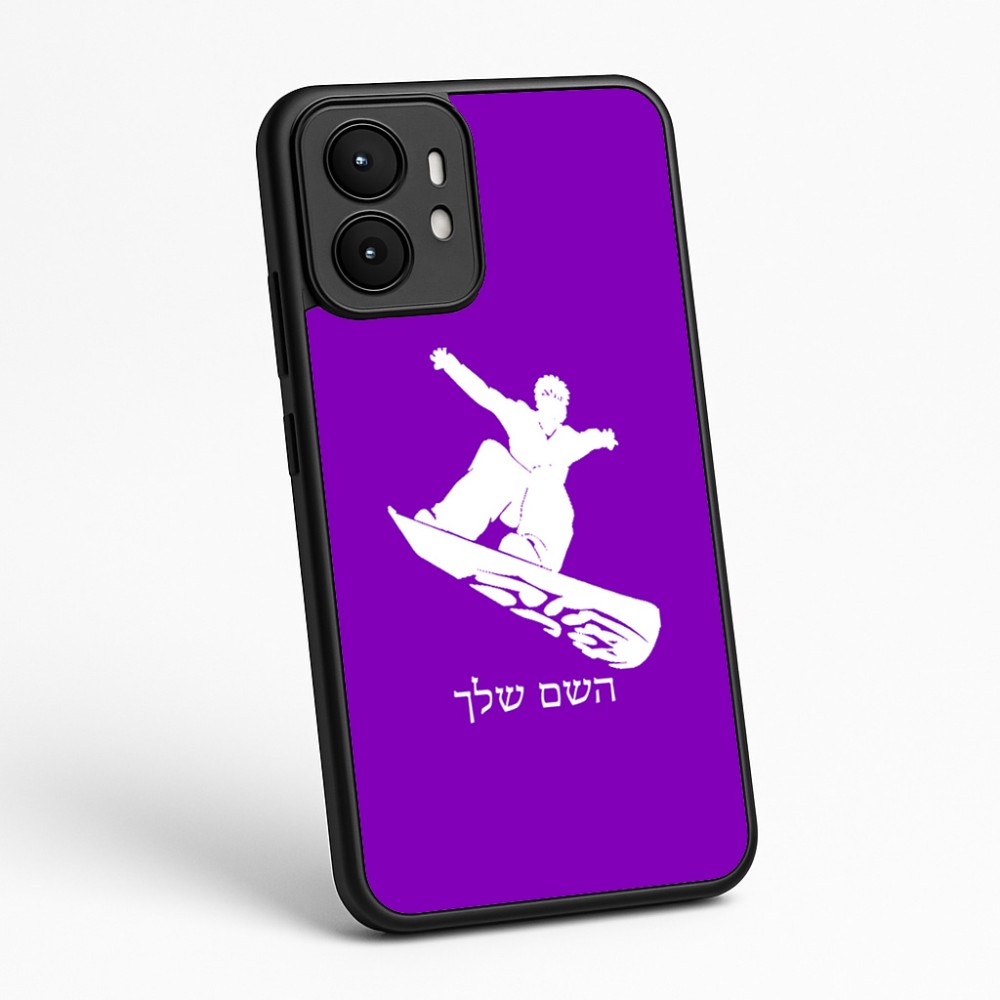 כיסוי בעיצוב אישי עם השם שלך לדגם - Motorola moto X70 Air בעיצוב סנובורדיסט