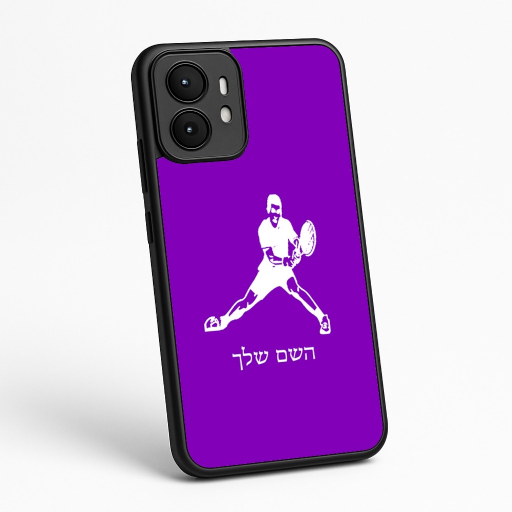 כיסוי בעיצוב אישי עם השם שלך לדגם - Motorola moto X70 Air בעיצוב שחקן טניס