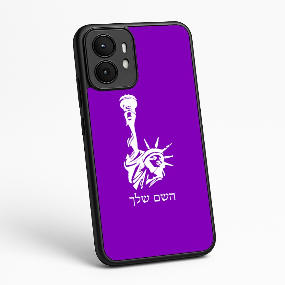 כיסוי בעיצוב אישי עם השם שלך לדגם - Motorola moto X70 Air בעיצוב פסל החירות