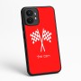 כיסוי בעיצוב אישי עם השם שלך לדגם - Motorola moto X70 Air בעיצוב דגל המירוץ