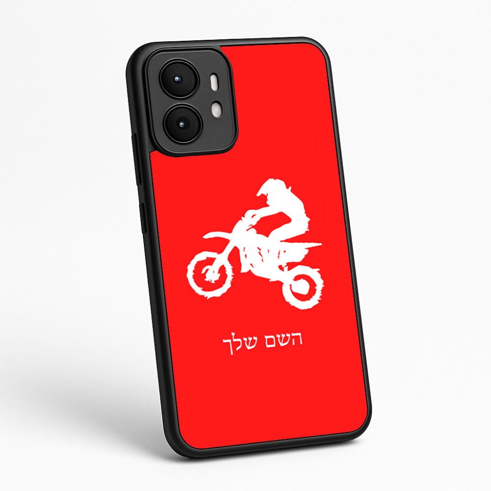 כיסוי בעיצוב אישי עם השם שלך לדגם - Motorola moto X70 Air בעיצוב מוטוקרוס