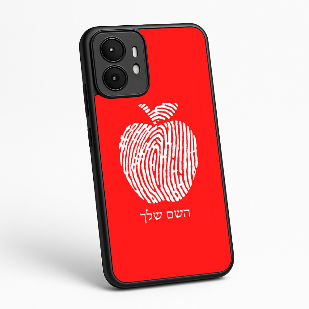 כיסוי בעיצוב אישי עם השם שלך לדגם - Motorola moto X70 Air בעיצוב הדפס תפוח