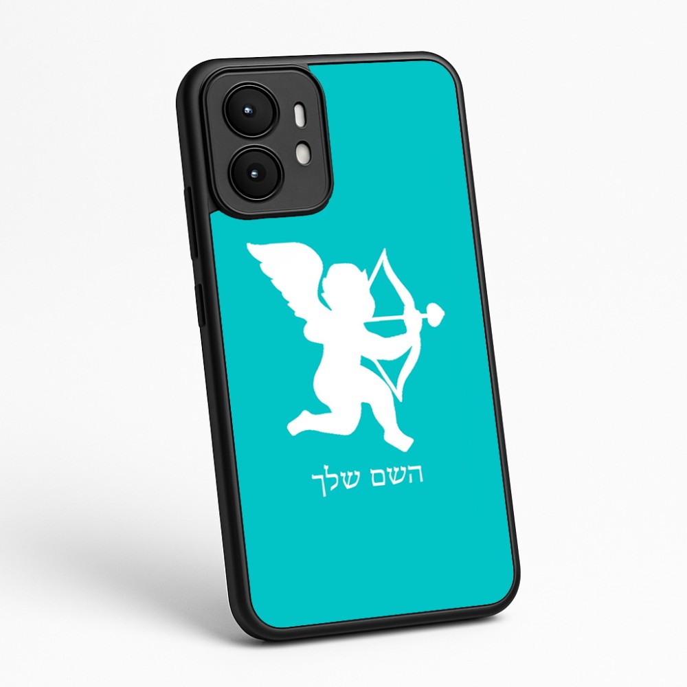 כיסוי בעיצוב אישי עם השם שלך לדגם - Motorola moto X70 Air בעיצוב קופידון