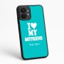 כיסוי בעיצוב אישי עם השם שלך לדגם - Motorola moto X70 Air בעיצוב אוהבת את החבר שלי