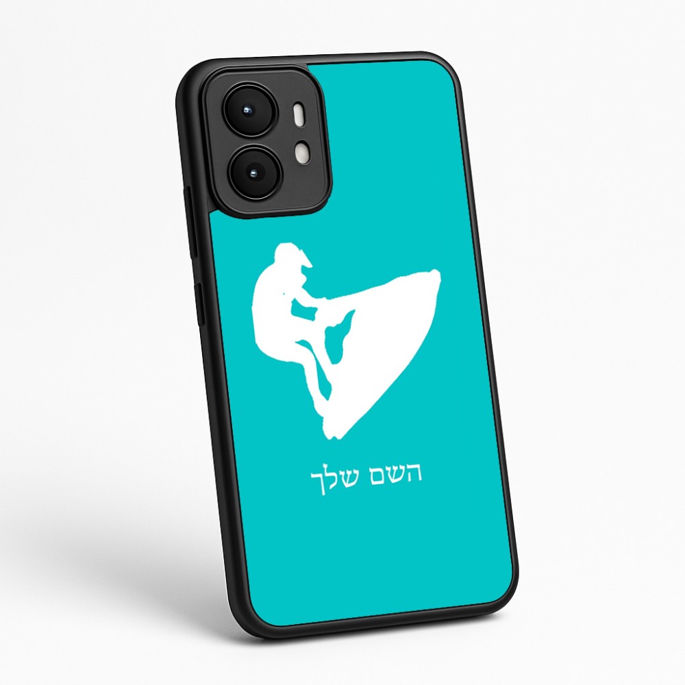כיסוי בעיצוב אישי עם השם שלך לדגם - Motorola moto X70 Air בעיצוב אופנוע ים