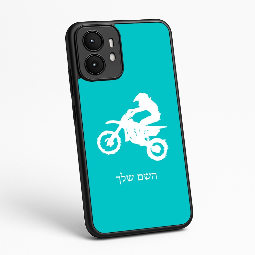 כיסוי בעיצוב אישי עם השם שלך לדגם - Motorola moto X70 Air בעיצוב מוטוקרוס