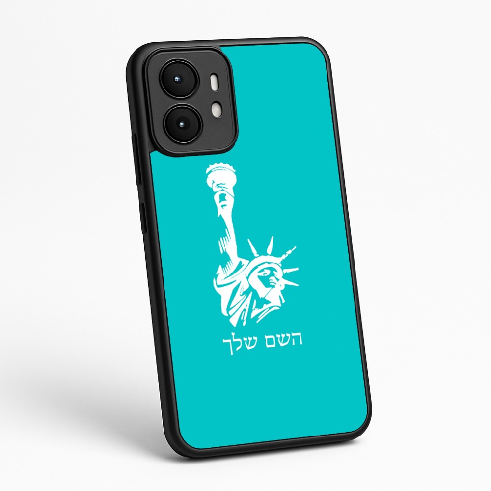כיסוי בעיצוב אישי עם השם שלך לדגם - Motorola moto X70 Air בעיצוב פסל החירות