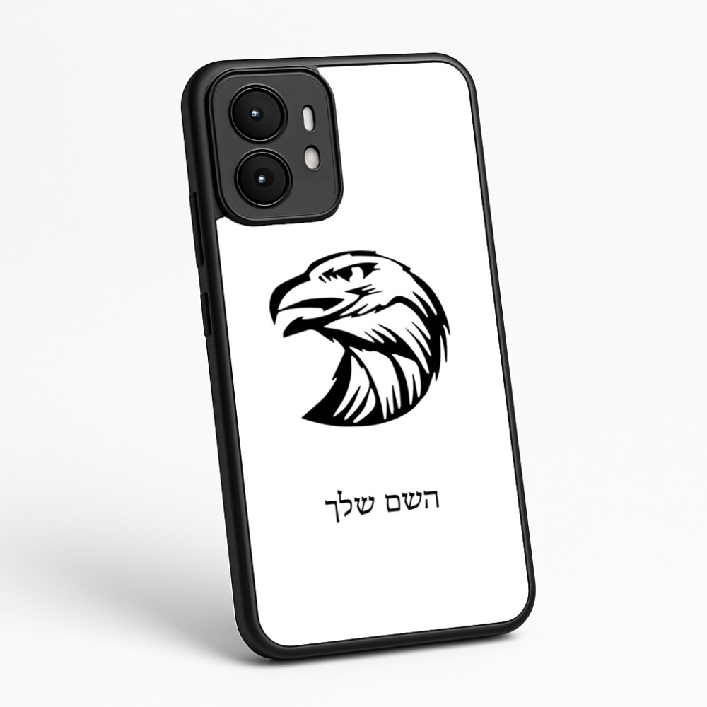 כיסוי בעיצוב אישי עם השם שלך לדגם - Motorola moto X70 Air בעיצוב ראש נשר