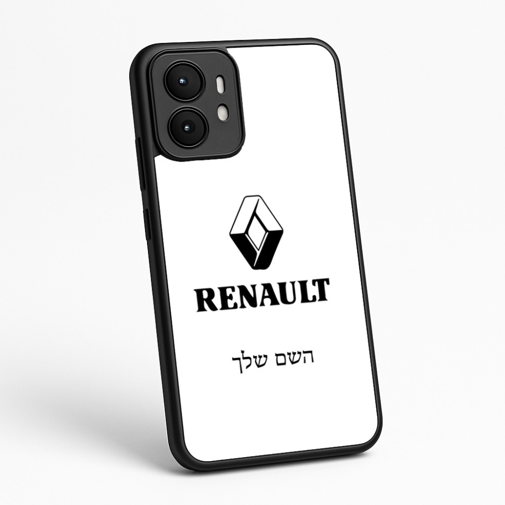 כיסוי בעיצוב אישי עם השם שלך לדגם - Motorola moto X70 Air בעיצוב רנו