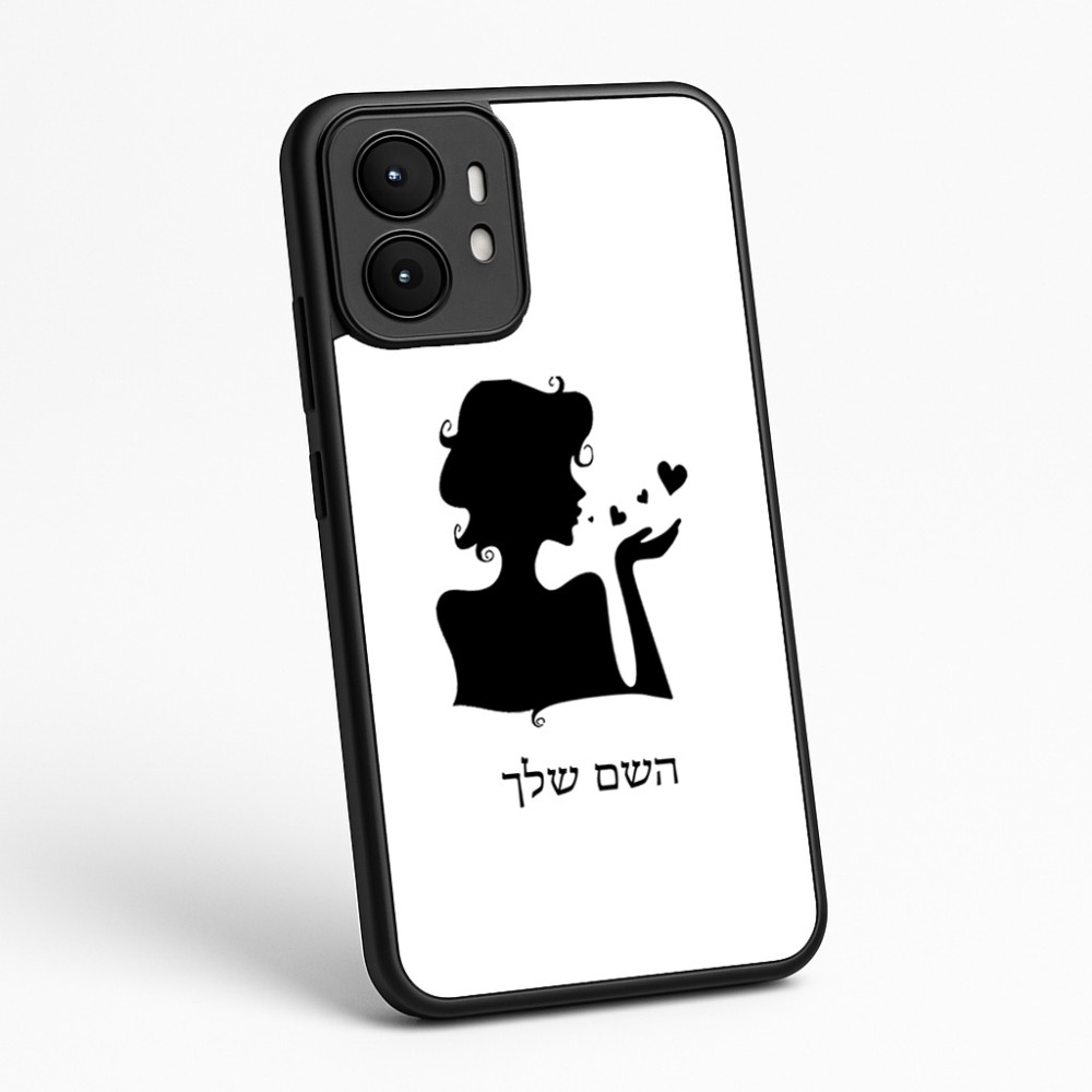 כיסוי בעיצוב אישי עם השם שלך לדגם - Motorola moto X70 Air בעיצוב אהבת נשים