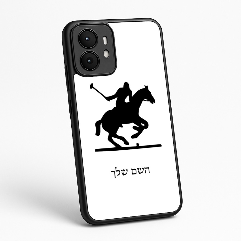 כיסוי בעיצוב אישי עם השם שלך לדגם - Motorola moto X70 Air בעיצוב שחקן פולו - סוס