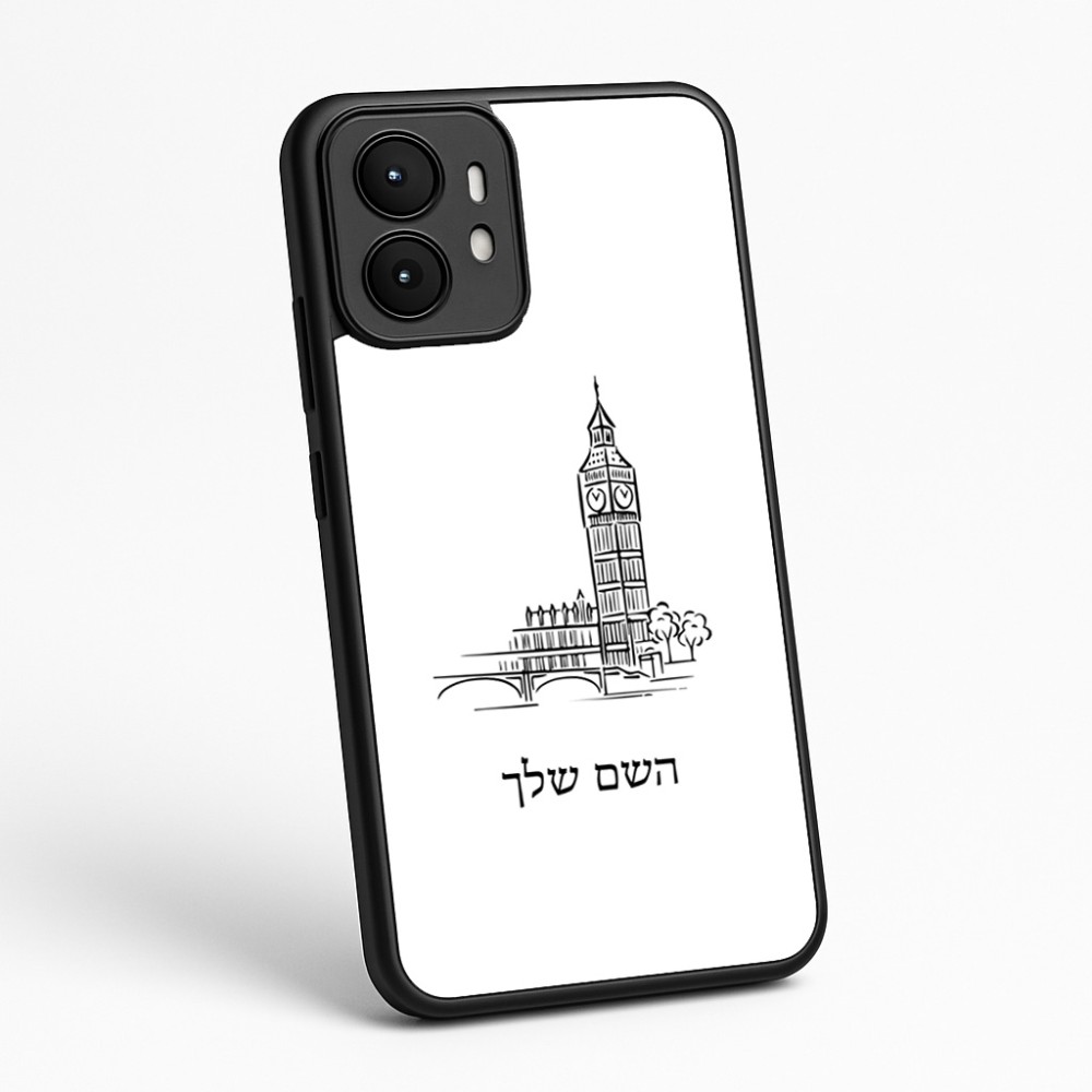 כיסוי בעיצוב אישי עם השם שלך לדגם - Motorola moto X70 Air בעיצוב ביג בן