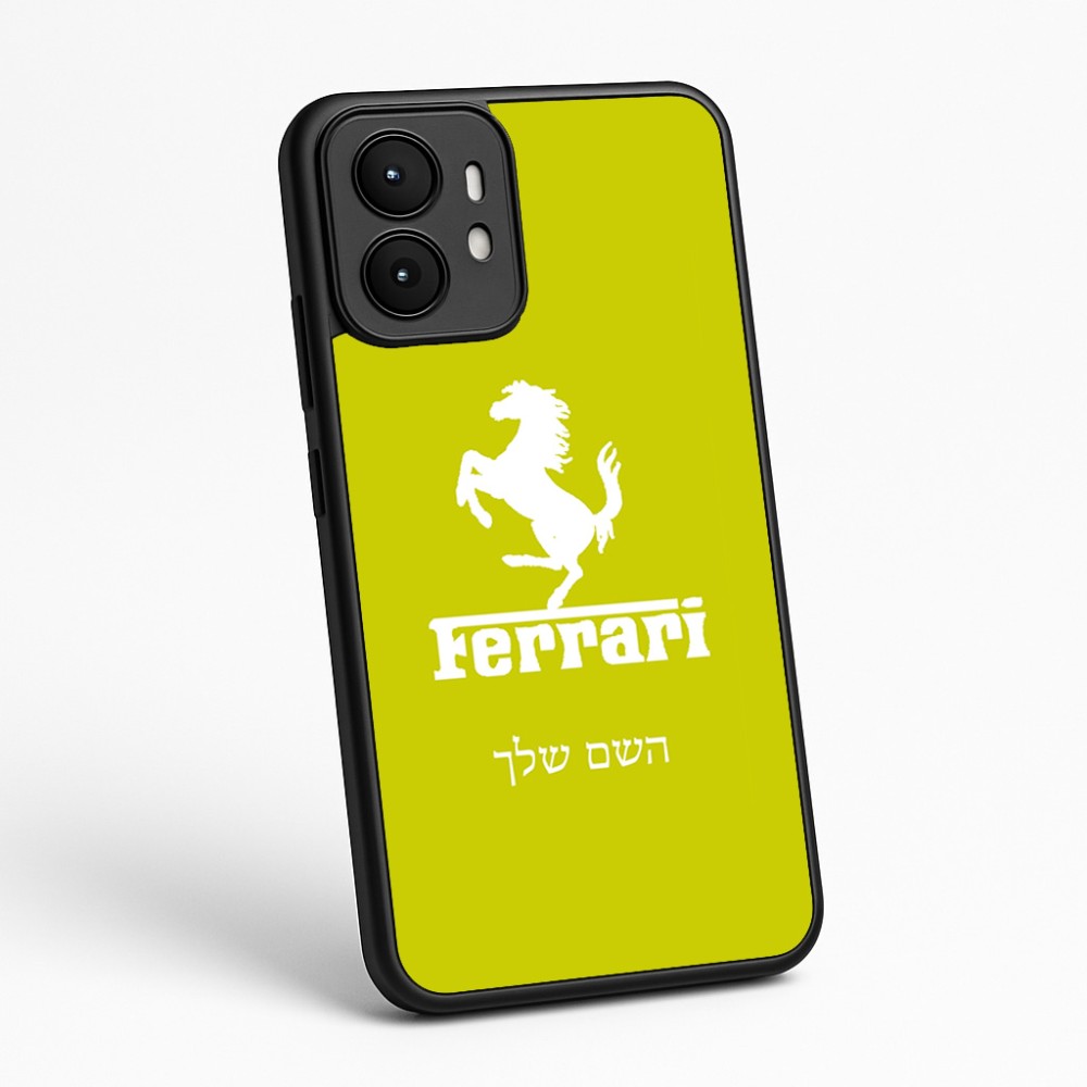 כיסוי בעיצוב אישי עם השם שלך לדגם - Motorola moto X70 Air בעיצוב פרארי
