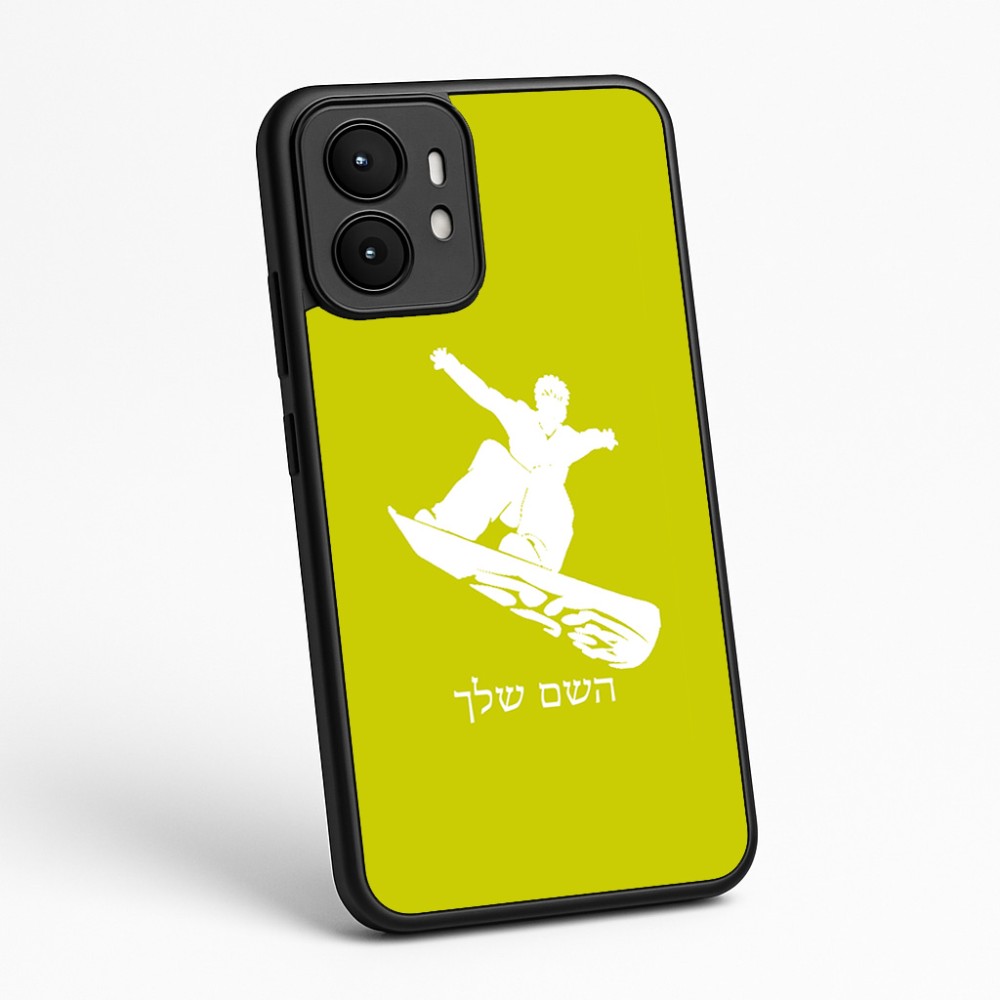 כיסוי בעיצוב אישי עם השם שלך לדגם - Motorola moto X70 Air בעיצוב סנובורדיסט
