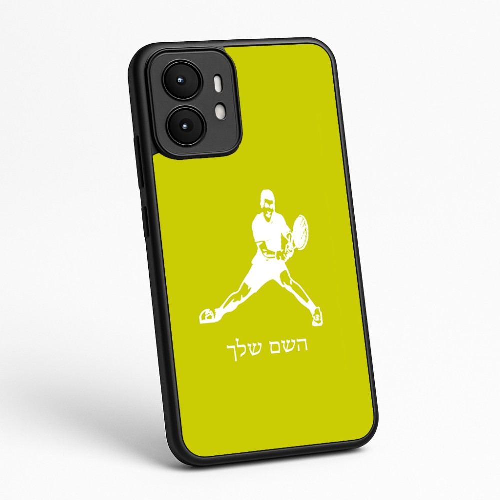 כיסוי בעיצוב אישי עם השם שלך לדגם - Motorola moto X70 Air בעיצוב שחקן טניס