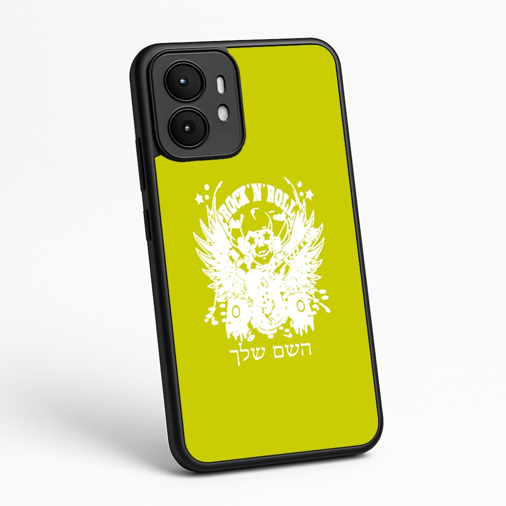 כיסוי בעיצוב אישי עם השם שלך לדגם - Motorola moto X70 Air בעיצוב רוקנרול