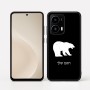 כיסוי בעיצוב אישי עם השם שלך לדגם - Motorola moto X70 Air בעיצוב דוב