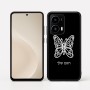 כיסוי בעיצוב אישי עם השם שלך לדגם - Motorola moto X70 Air בעיצוב פרפר