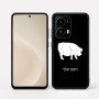 כיסוי בעיצוב אישי עם השם שלך לדגם - Motorola moto X70 Air בעיצוב חזיר