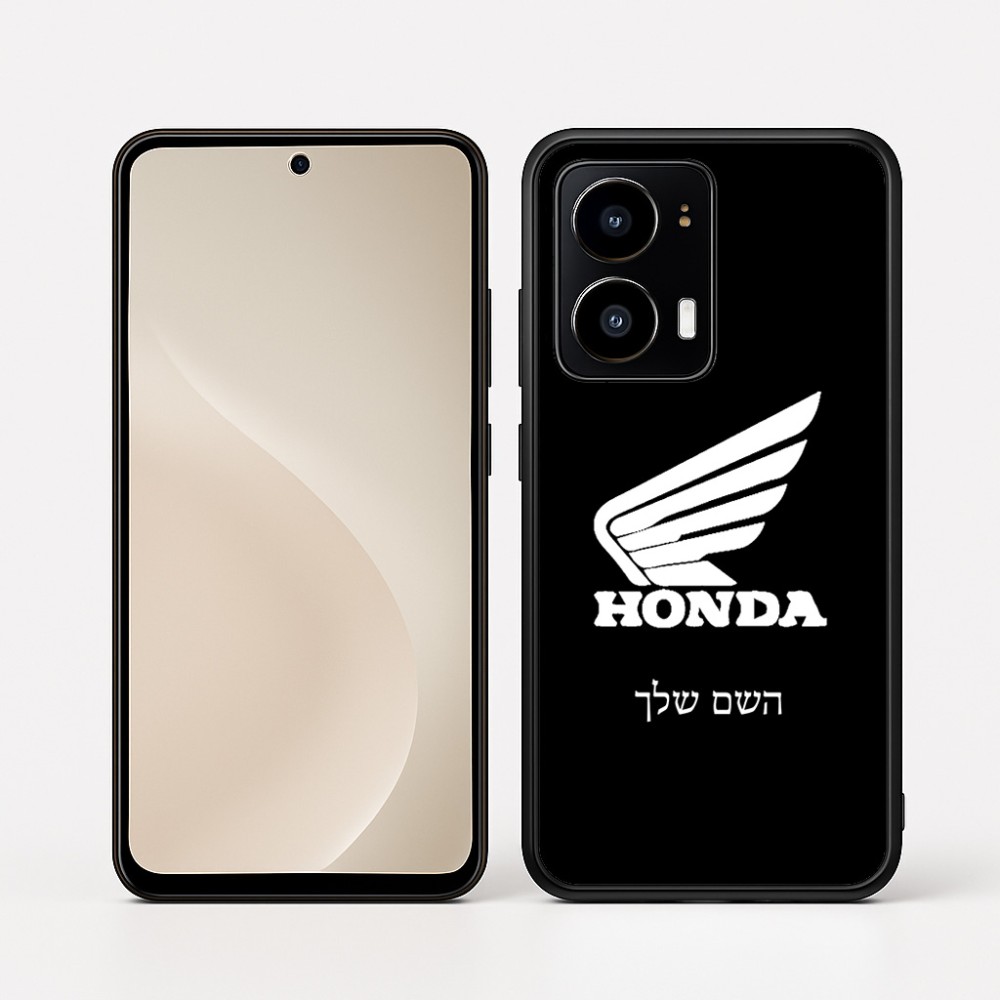 כיסוי בעיצוב אישי עם השם שלך לדגם - Motorola moto X70 Air בעיצוב הונדה