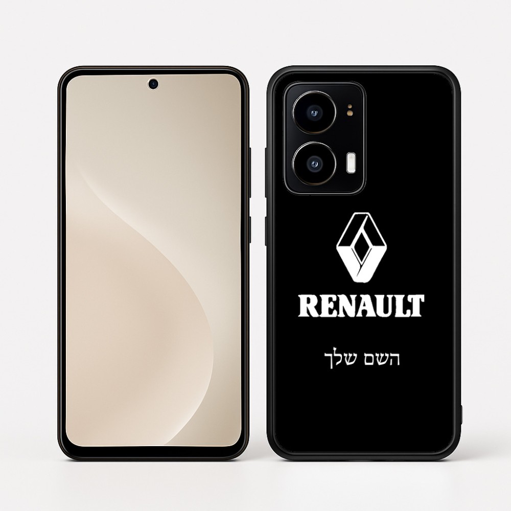 כיסוי בעיצוב אישי עם השם שלך לדגם - Motorola moto X70 Air בעיצוב רנו