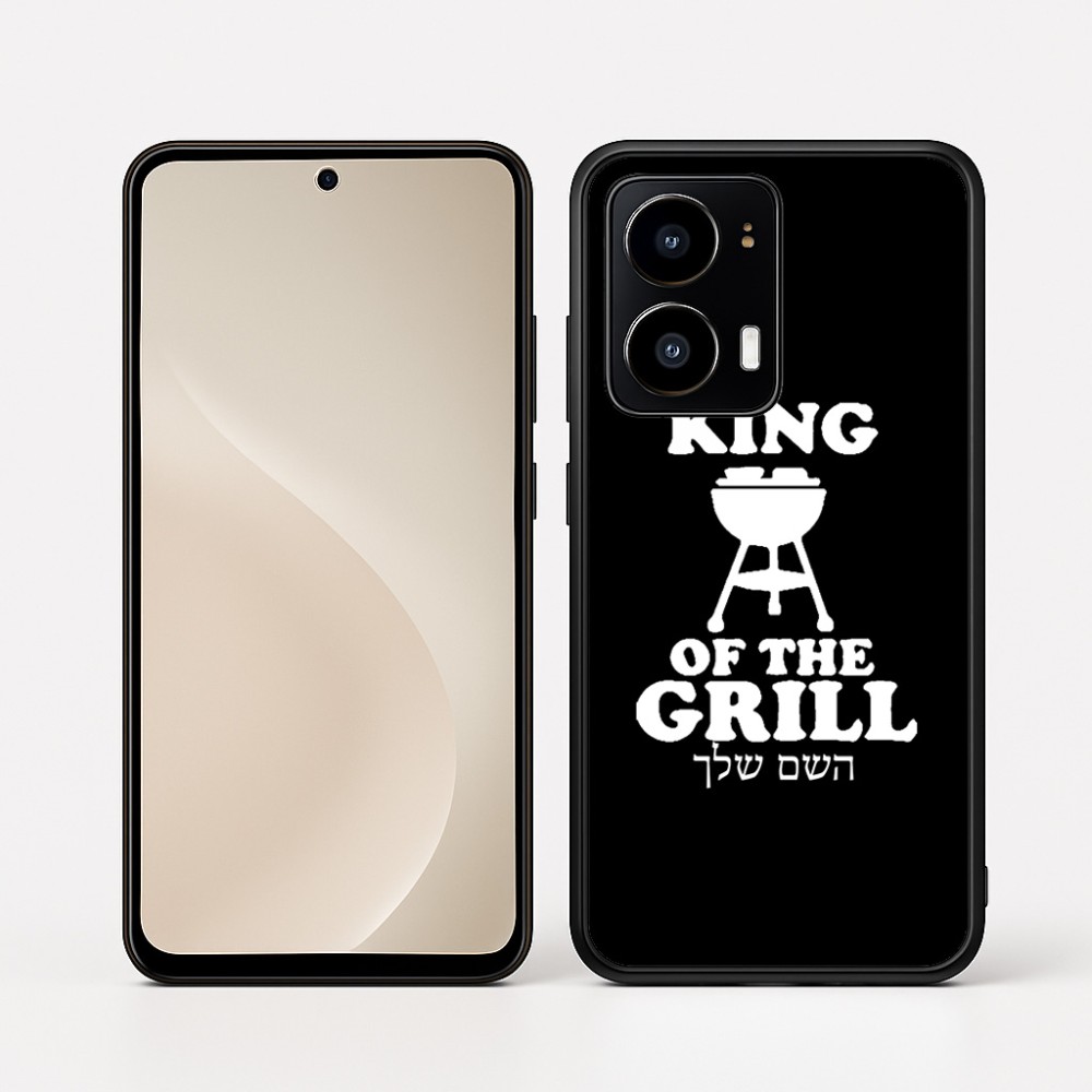 כיסוי בעיצוב אישי עם השם שלך לדגם - Motorola moto X70 Air בעיצוב מלך הגריל