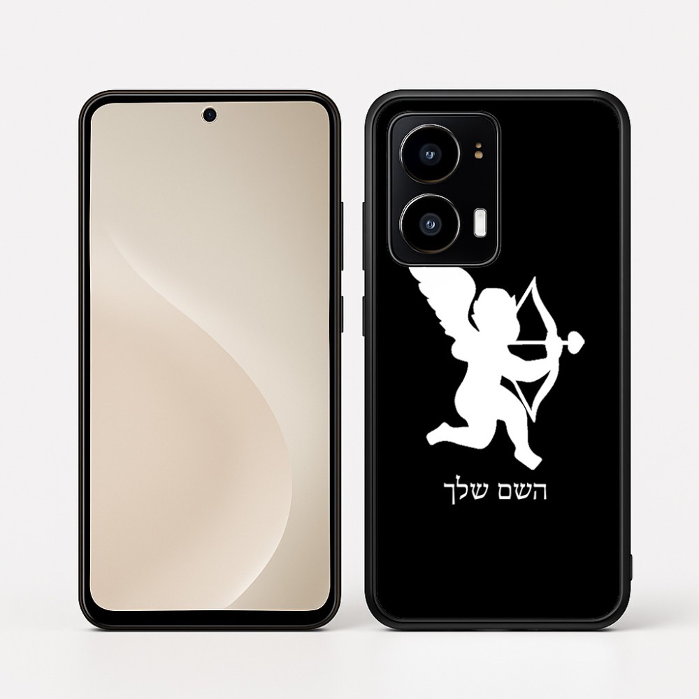 כיסוי בעיצוב אישי עם השם שלך לדגם - Motorola moto X70 Air בעיצוב קופידון