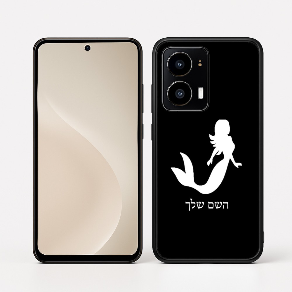 כיסוי בעיצוב אישי עם השם שלך לדגם - Motorola moto X70 Air בעיצוב בתולת ים - אישה